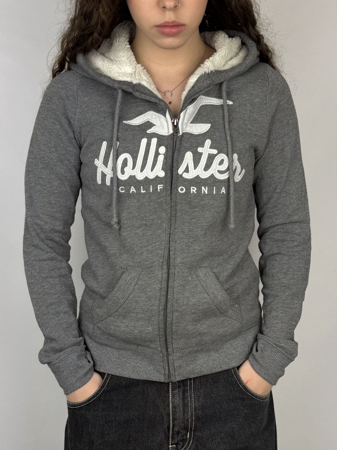 Bluza rozpinana Hollister Futerko (Damskie XS)