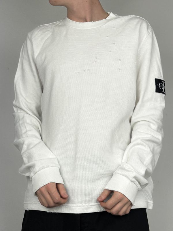 Longsleeve Calvin Klein Waffle Distressed (L)