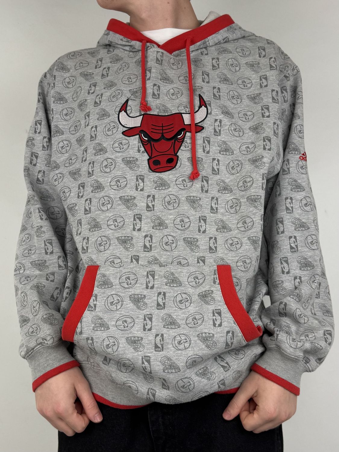 Bluza z kapturem Chicago Bulls Adidas (M)
