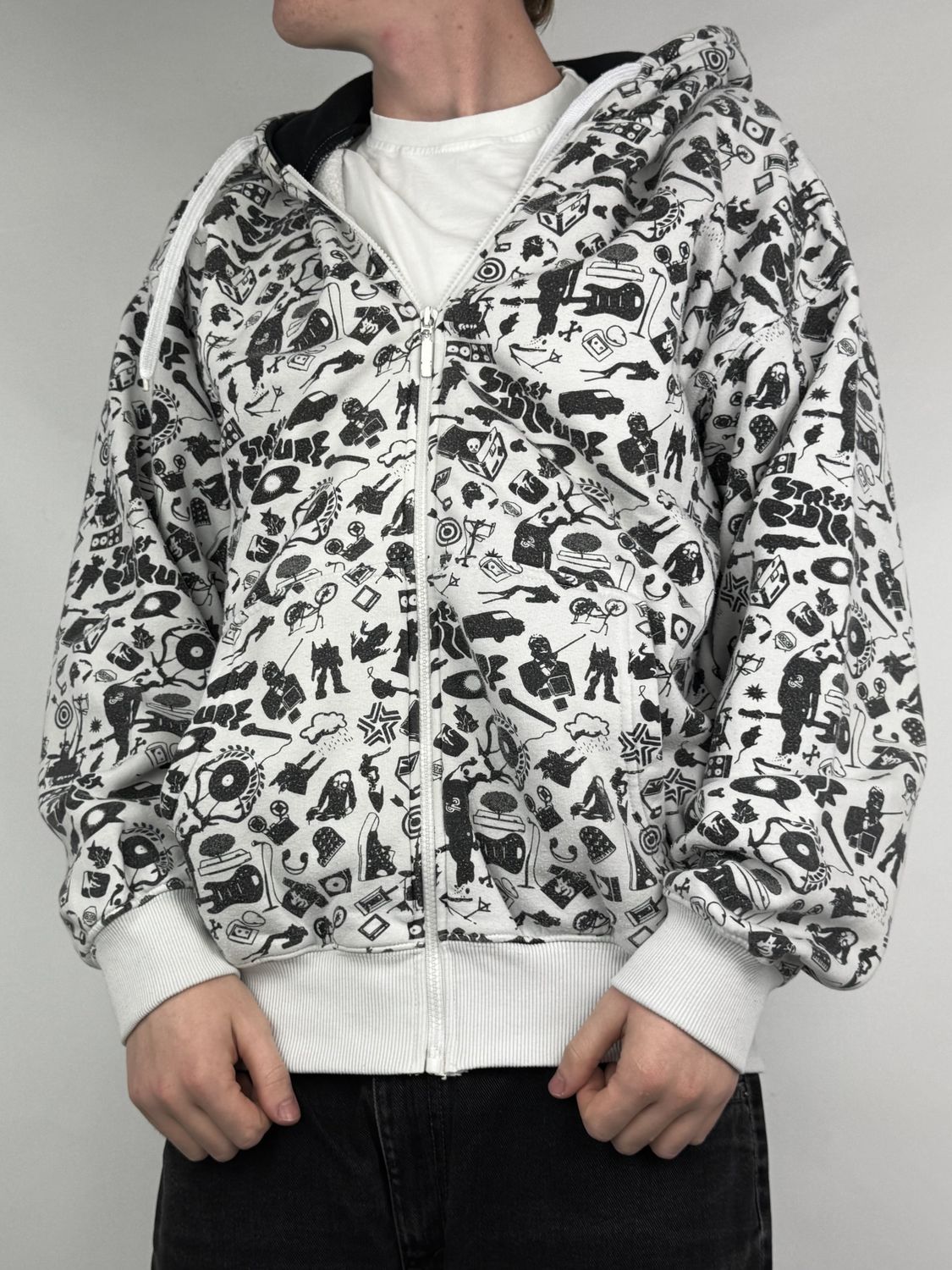 Bluza rozpinana Fullprint (XL)