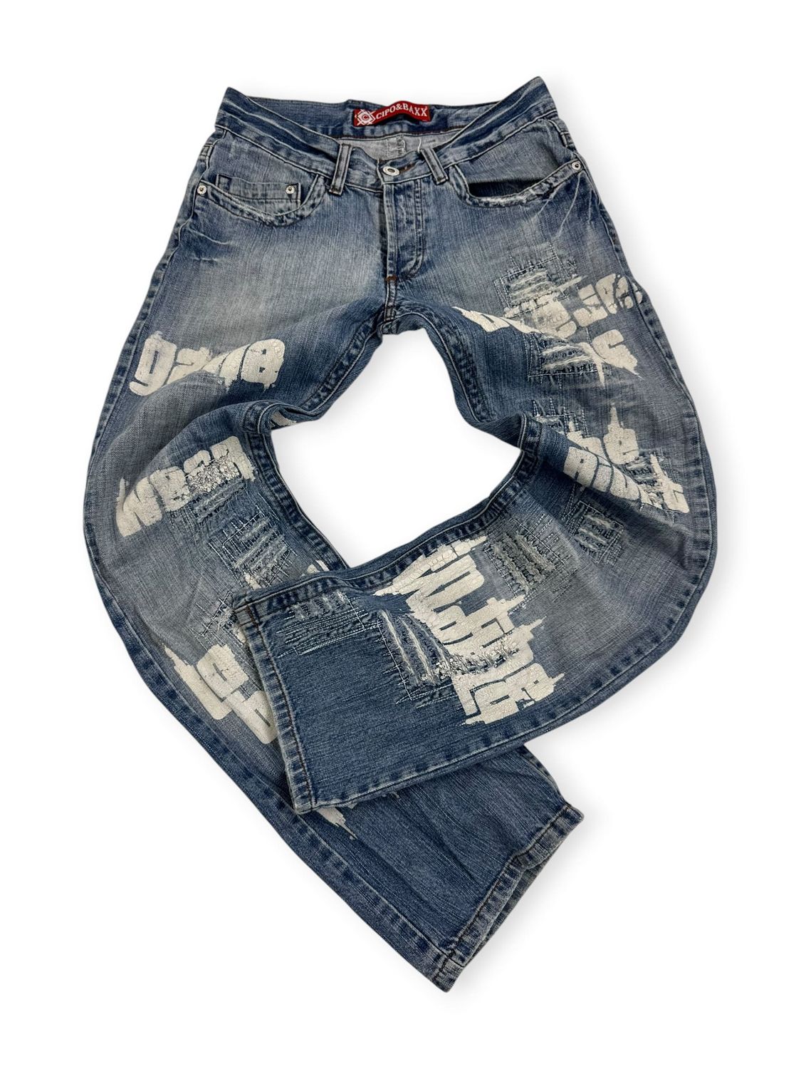 Spodnie Cipo&amp;Baxx Distressed Jeans (M)