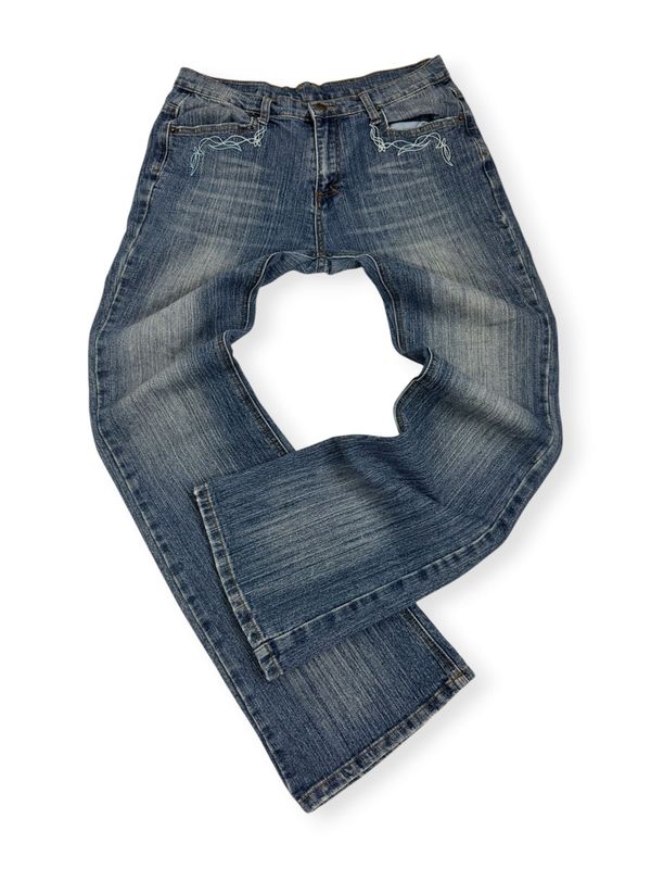Spodnie Flared Y2k Washed (Damskie M)