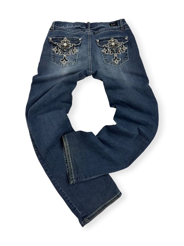 Spodnie Bootcut Y2k Cross (Damskie M)