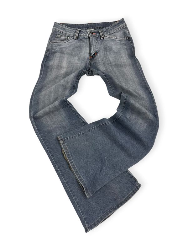 Spodnie Flared Y2k Washed (Damskie S)