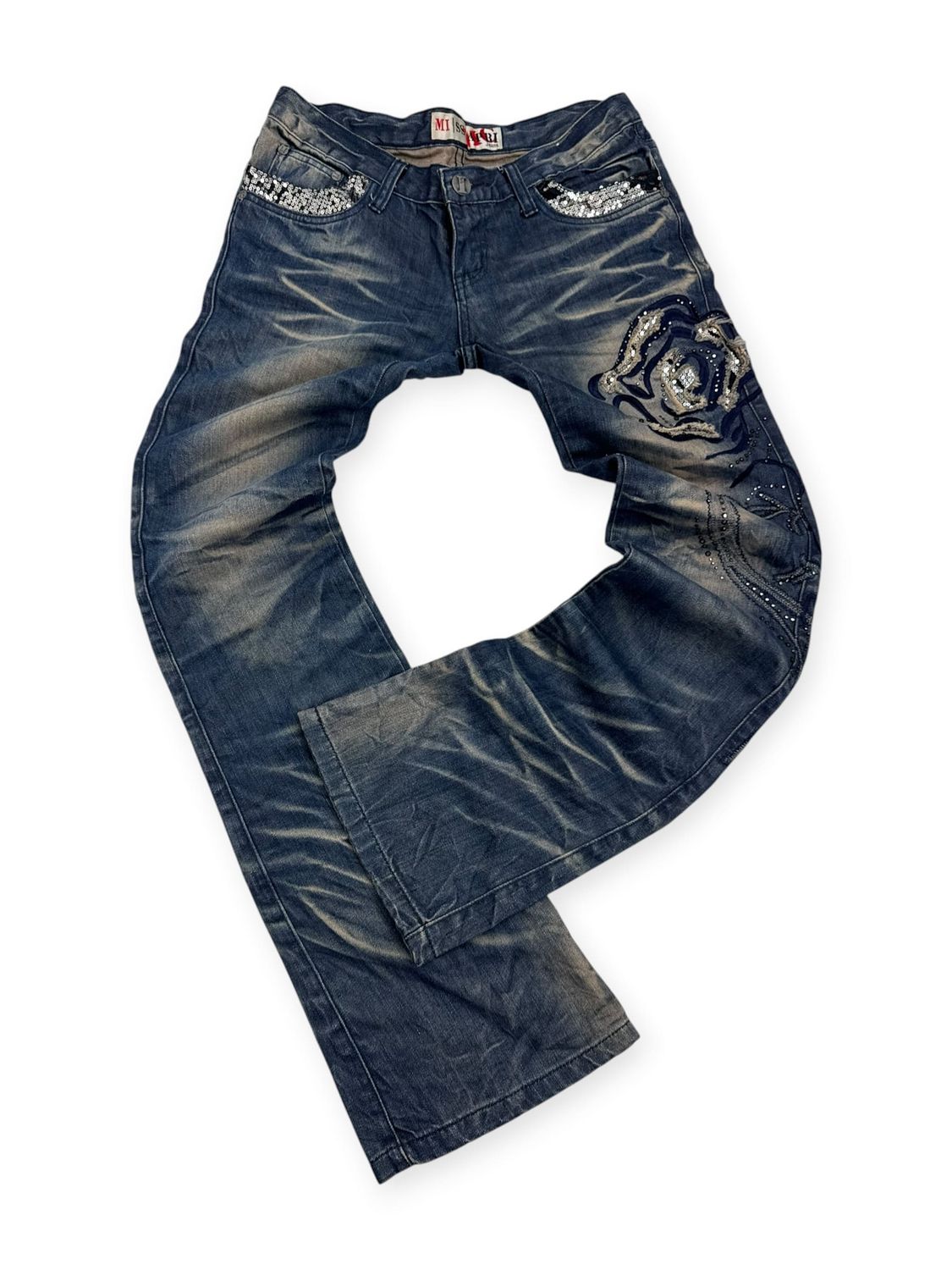 Spodnie Y2K Bootcut Washed (Damskie M)