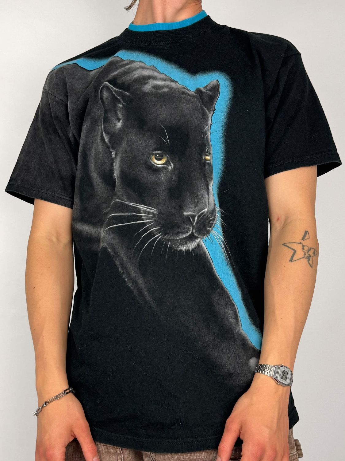 T-shirt Black Panther Vintage (XL)