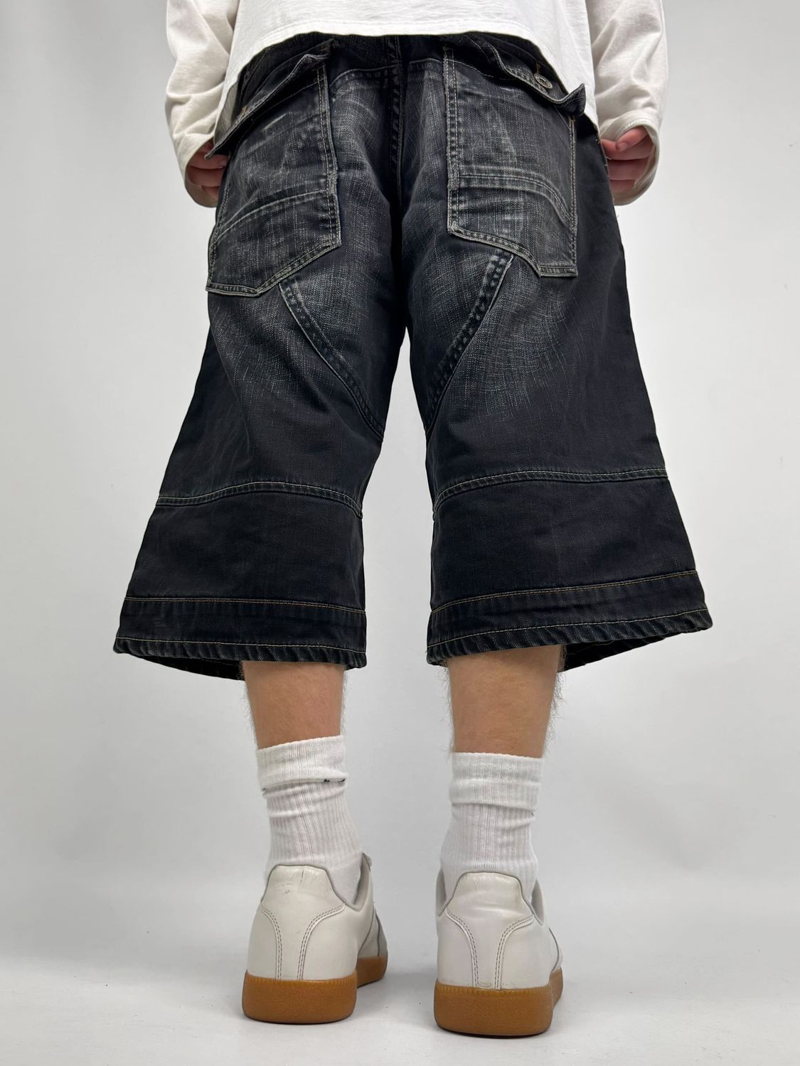Szorty Fishbone Washed (M)