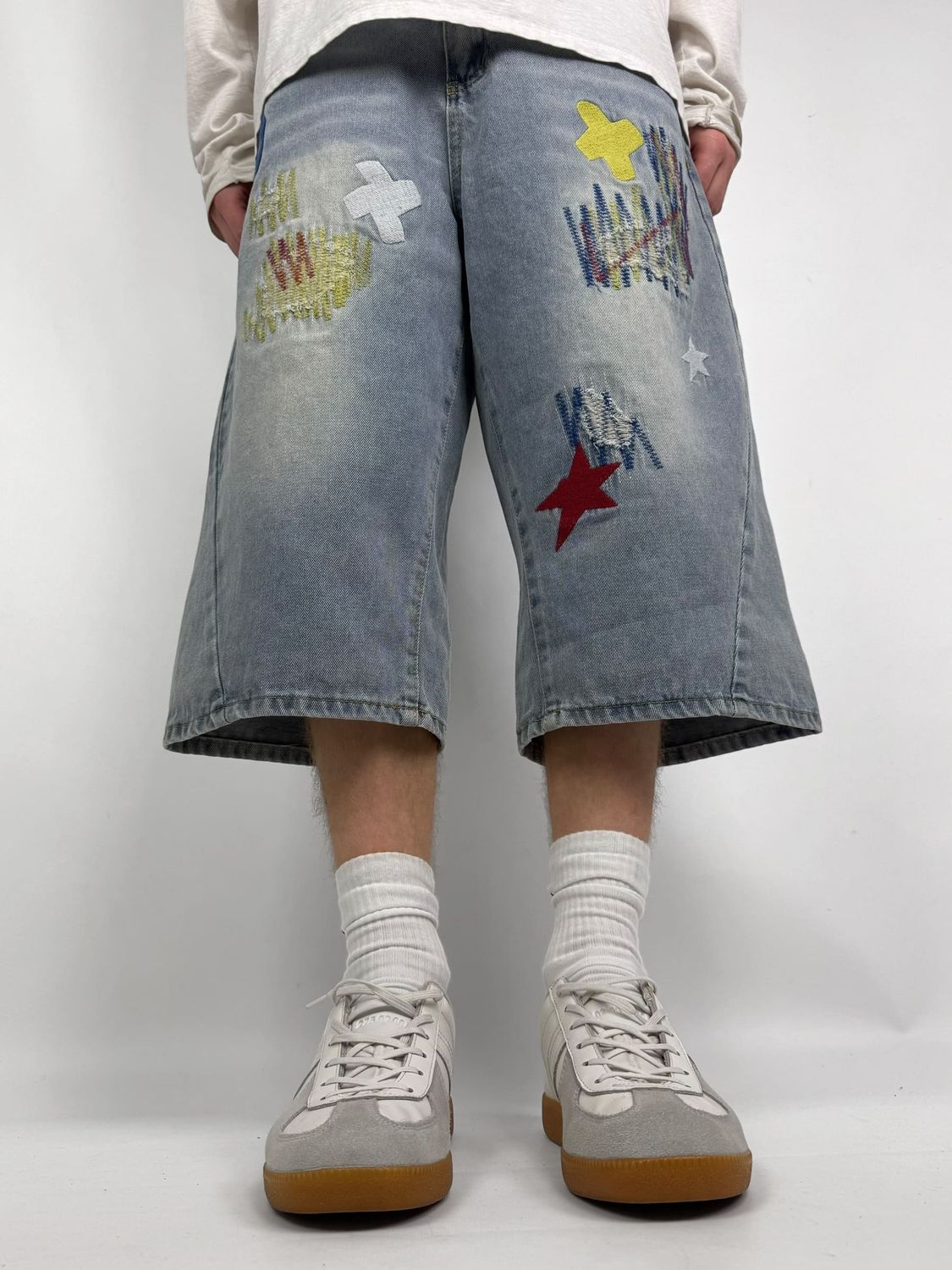 Szorty z Haftami Hip-Hop (M)