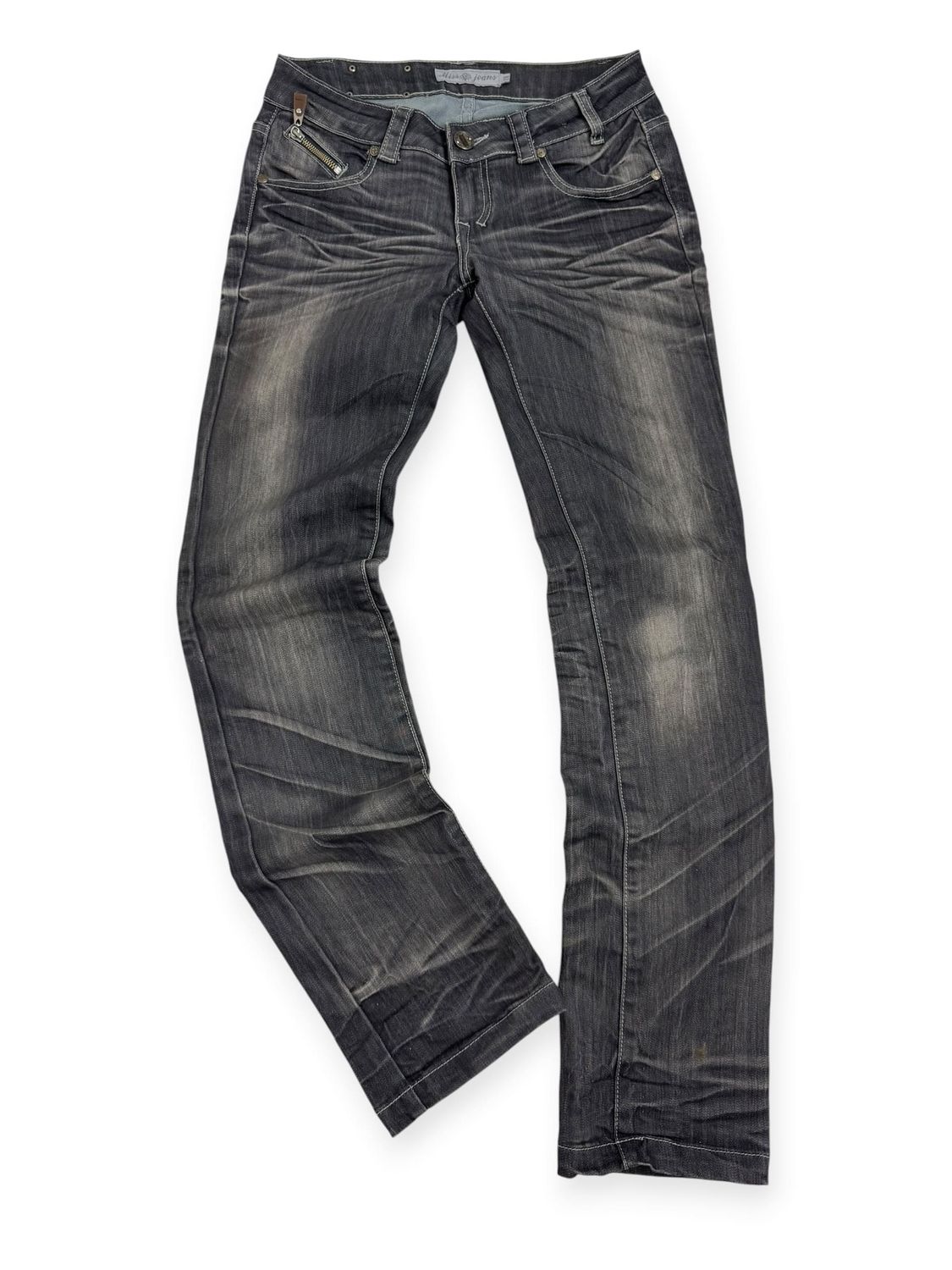 Spodnie Slim Fit Y2K Washed (Damskie S)