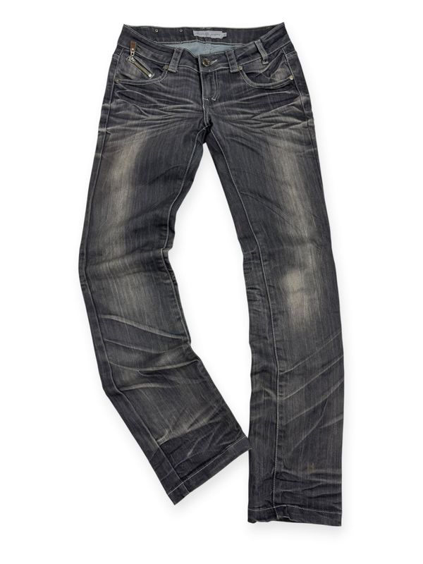 Spodnie Slim Fit Y2K Washed (Damskie S)