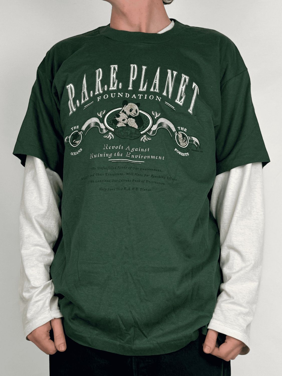 T-shirt Rare Planet Fundation 90's (XL)