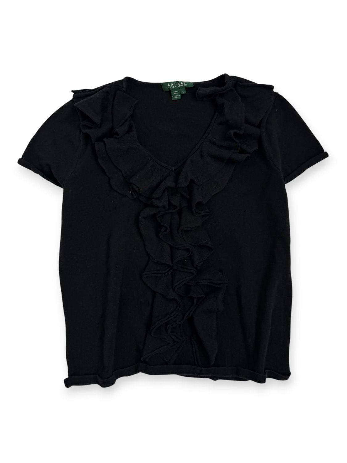 T-shirt Ralph Lauren Falbanki (Damskie L)