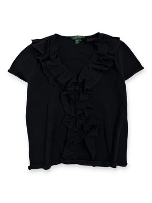 T-shirt Ralph Lauren Falbanki (Damskie L)