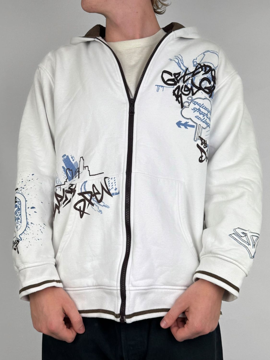 Bluza rozpinana Hip-Hop Graffiti (S)