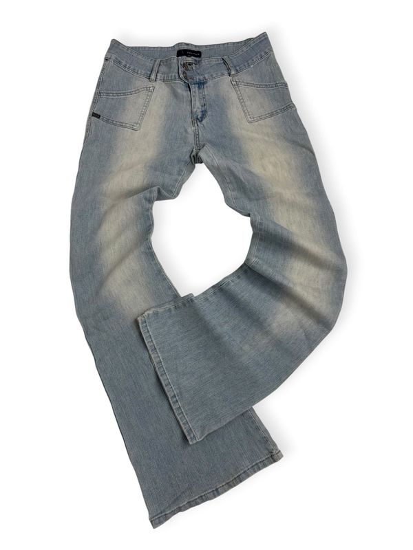 Spodnie Flared Washed Y2K (Damskie M)