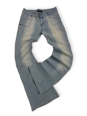 Spodnie Flared Washed Y2K (Damskie M)