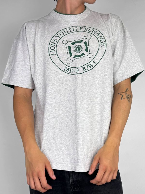 T-shirt Iowa College USA Vintage (XL)