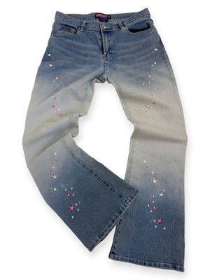 Spodnie Bubblegum Y2K Bootcut (Damskie M)