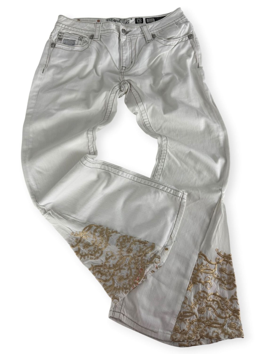 Spodnie Miss Me Y2K Bootcut Jeans (Damskie M)