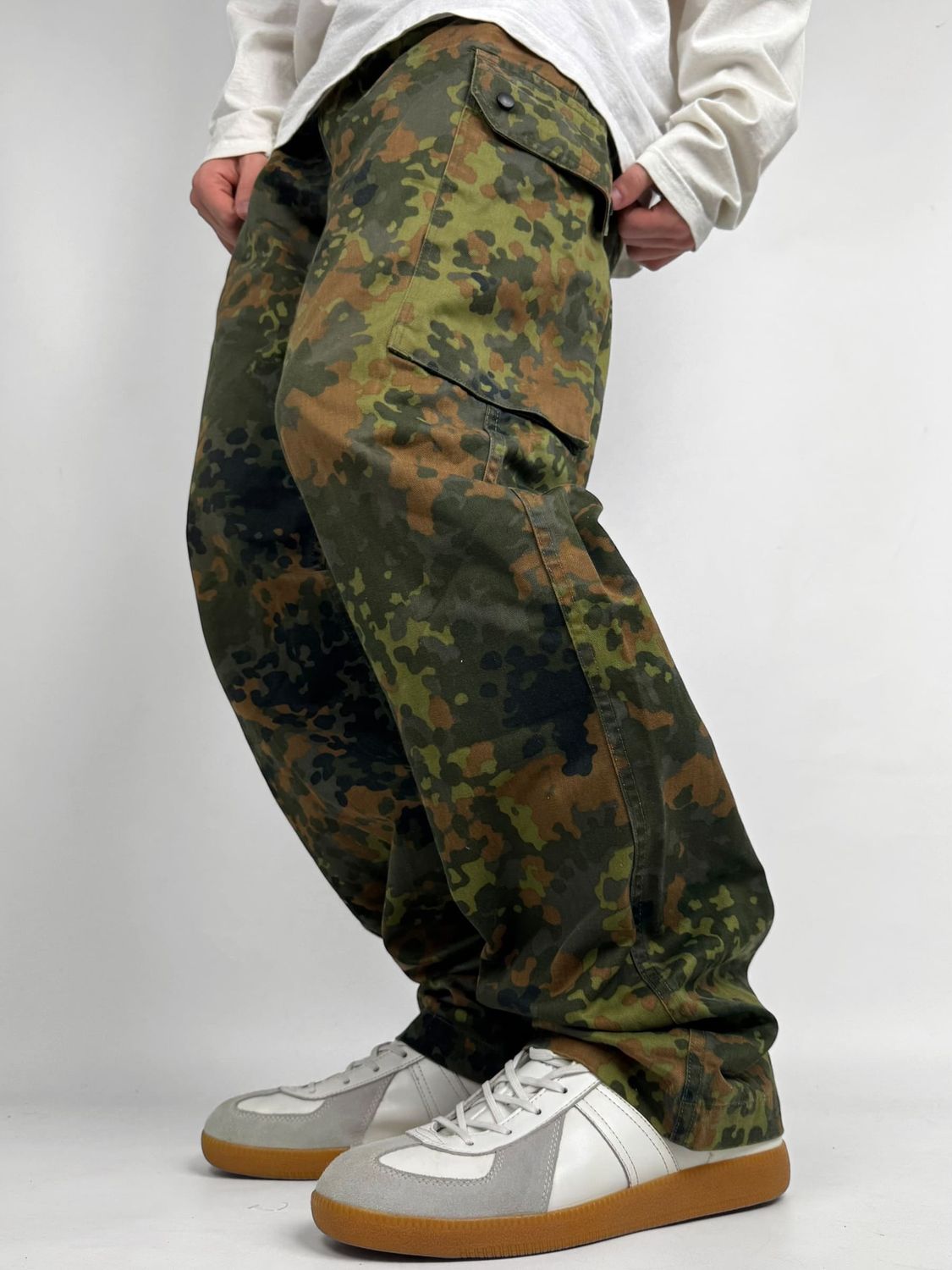 Spodnie Cargo Camo Army (L)