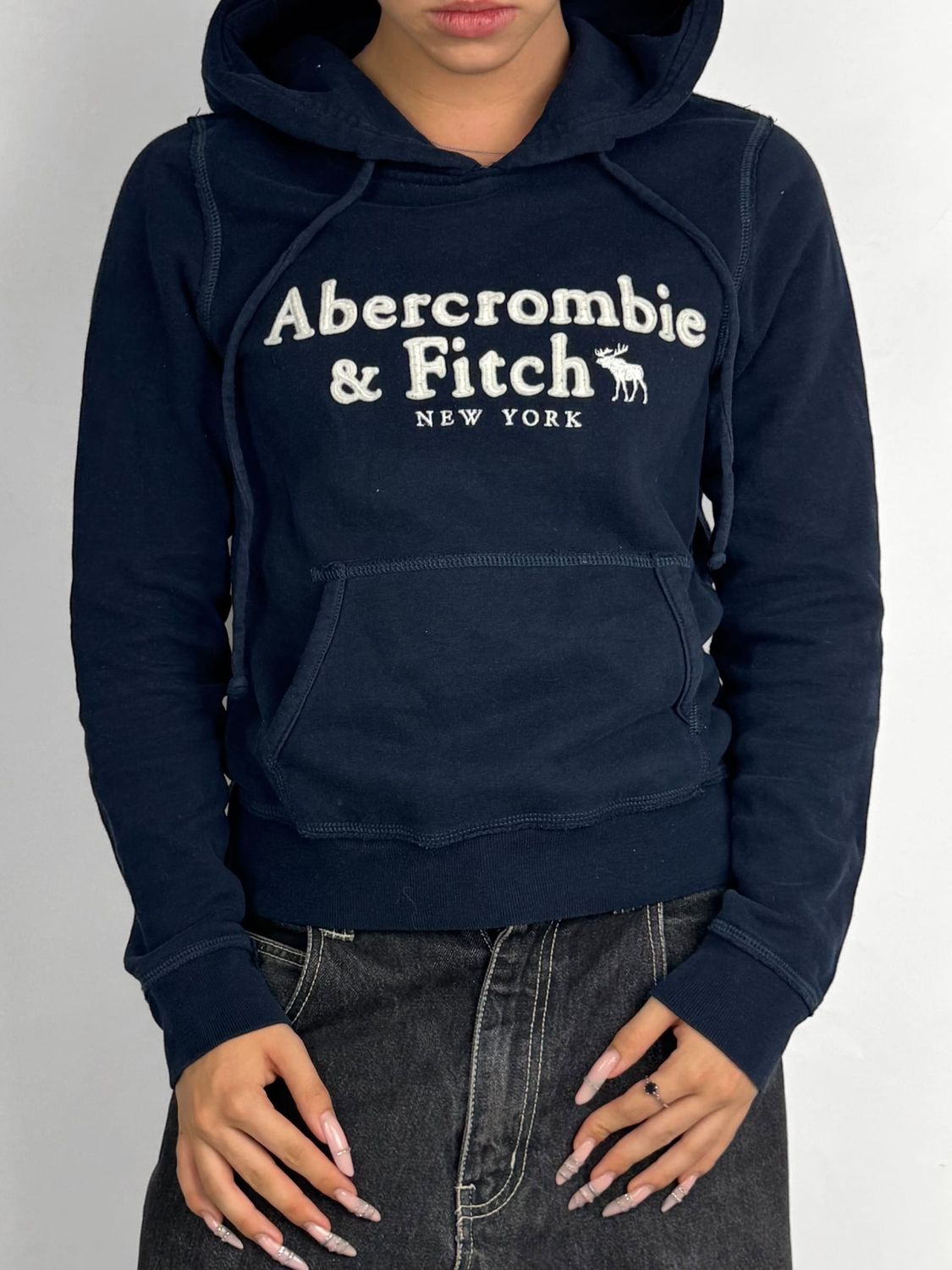 Bluza z kapturem Abercrombie &amp; Fitch (Damskie XS)