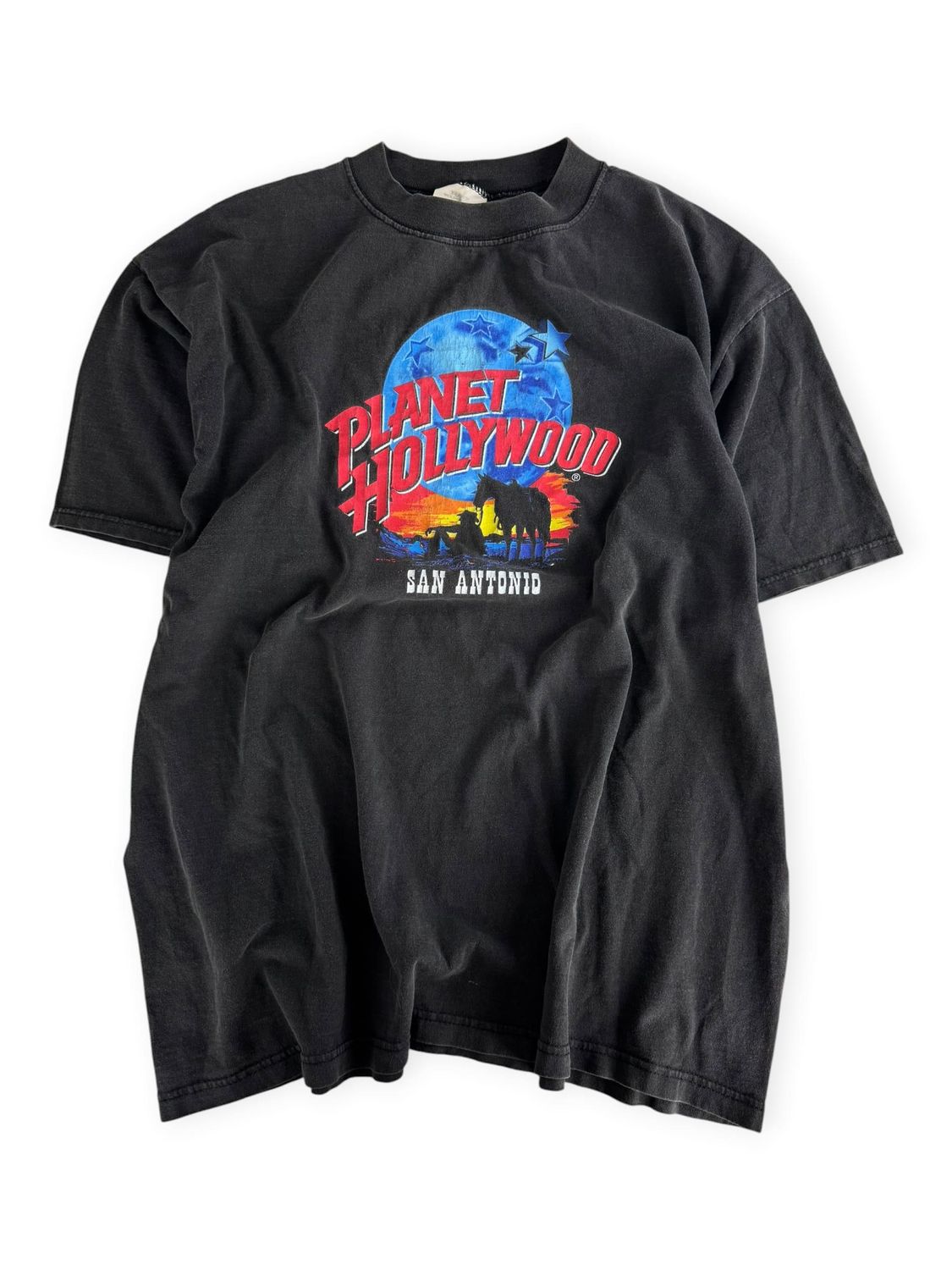 T-shirt Planet Hollywood Cowboy 90's Vintage (XL)