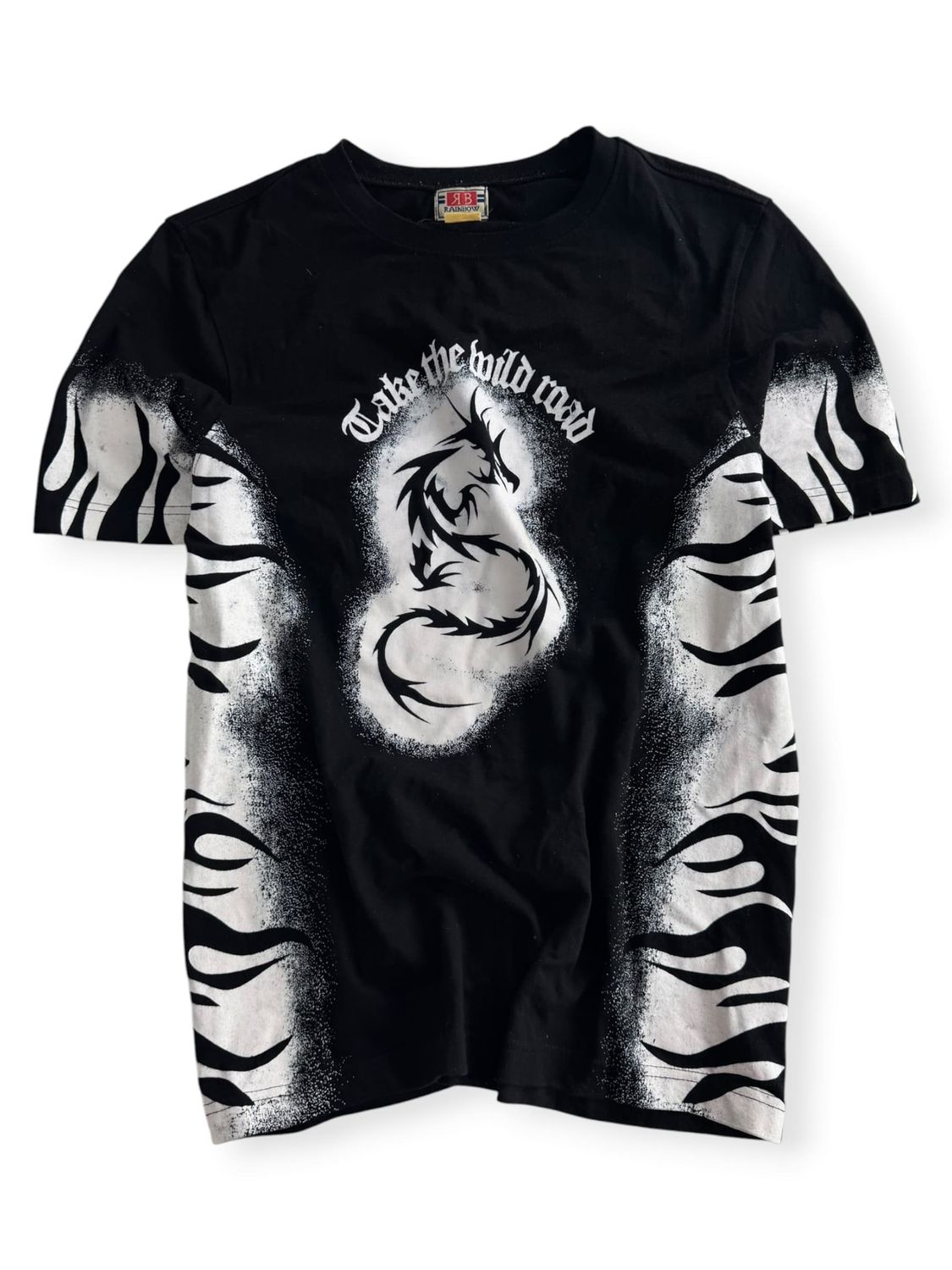 T-shirt Tribal Dragon Y2K (M)