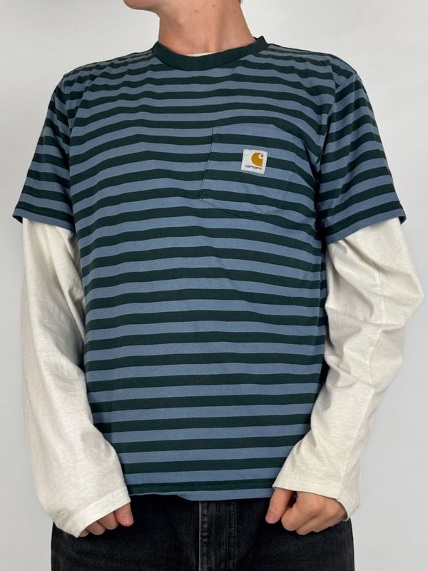 T-shirt Carhartt w Paski (M)