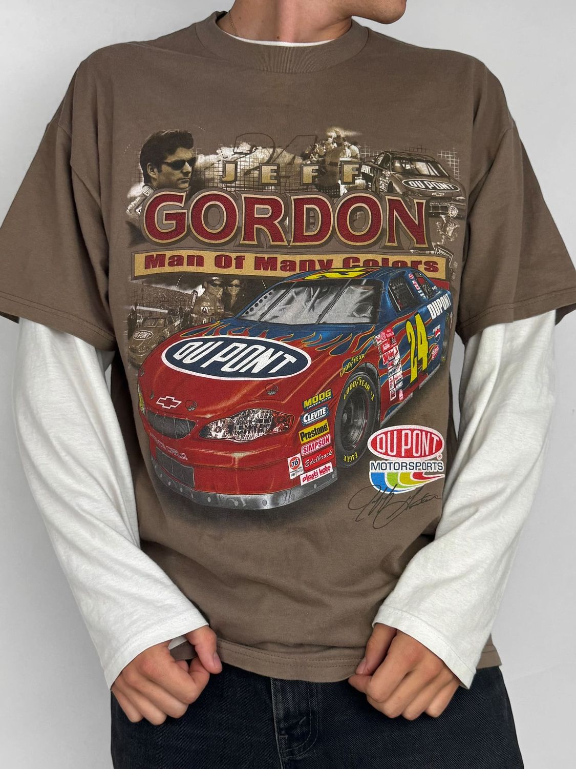 T-shirt Jeff Gordon Nascar Vintage (L)