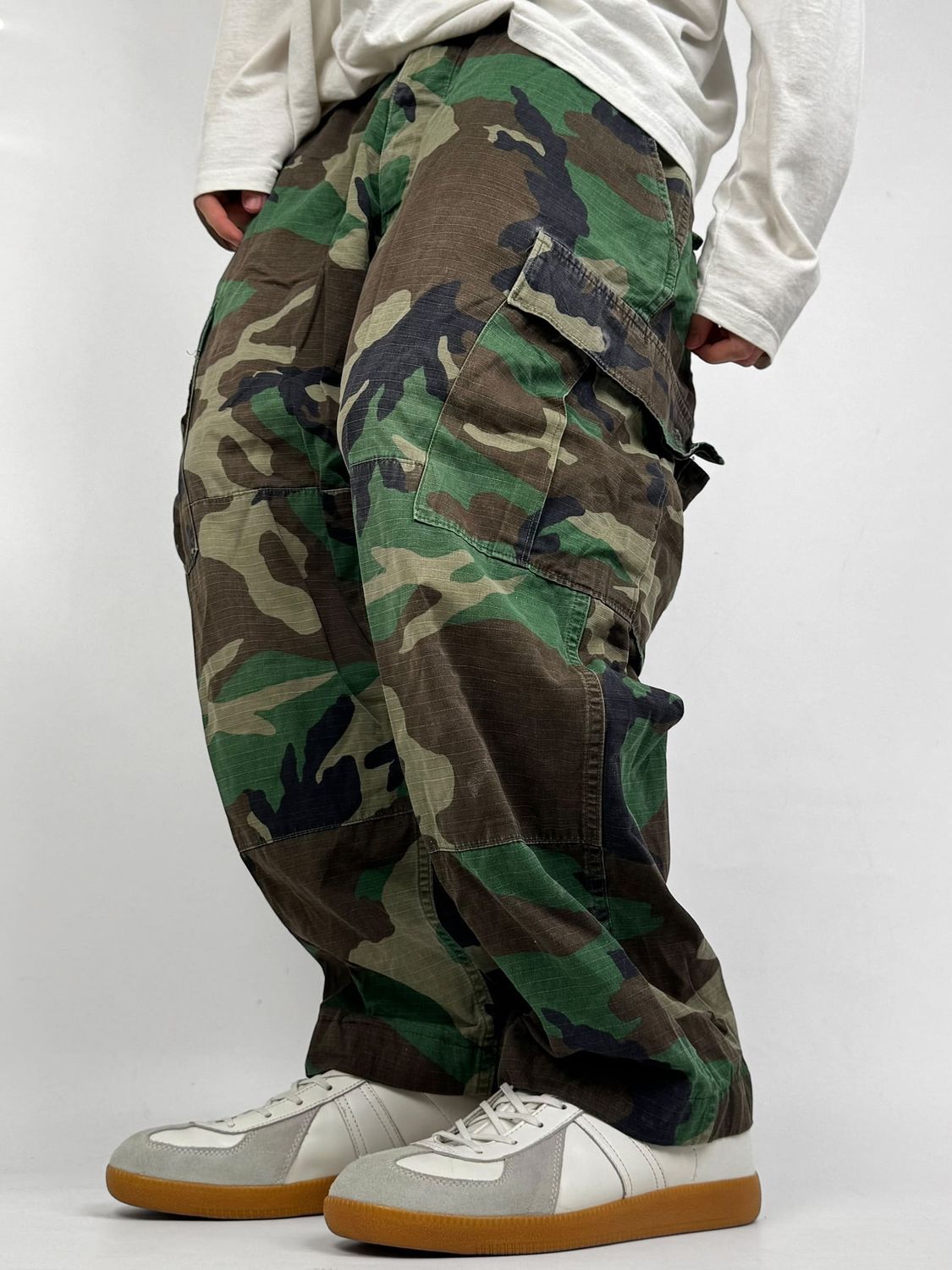 Spodnie Cargo Camo Army (XS)