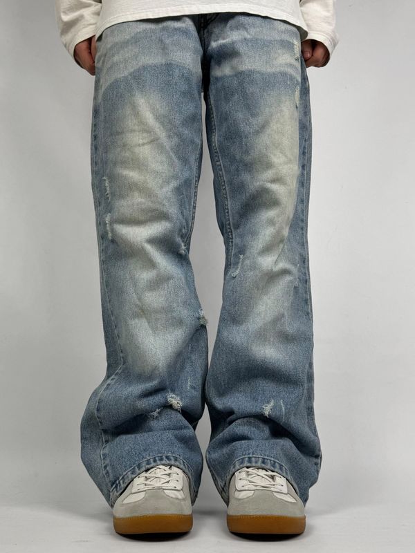 Spodnie Washed Bootcut Jeans (L)
