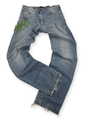 Spodnie Versace Chaos Couture Y2K Jeans (M)