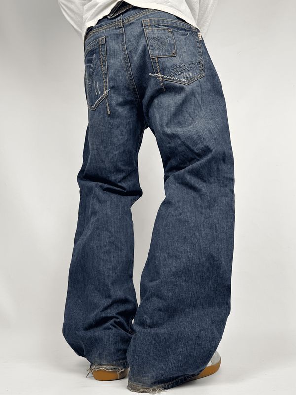 Spodnie z Haftem Hip-Hop Jeans (XL)