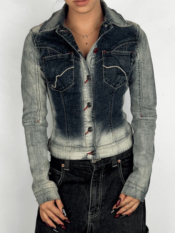 Kurtka Jeansowa Eckō Red (Damskie S)