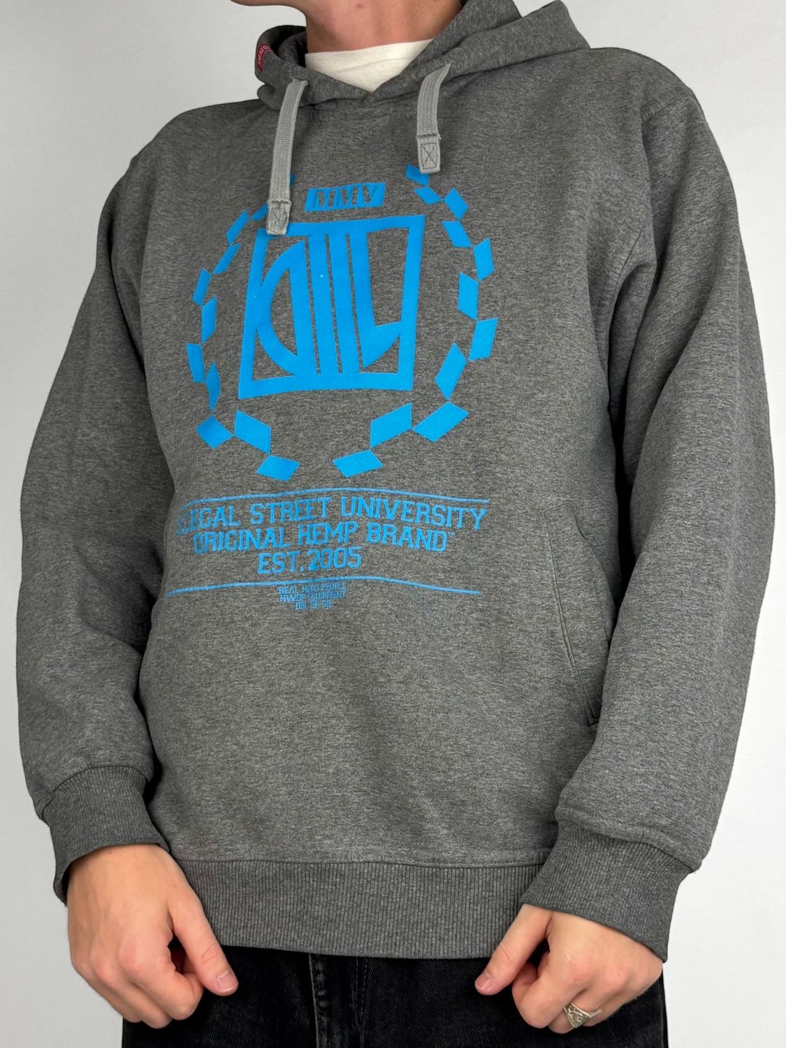 Bluza z kapturem Hemp Gru (M)