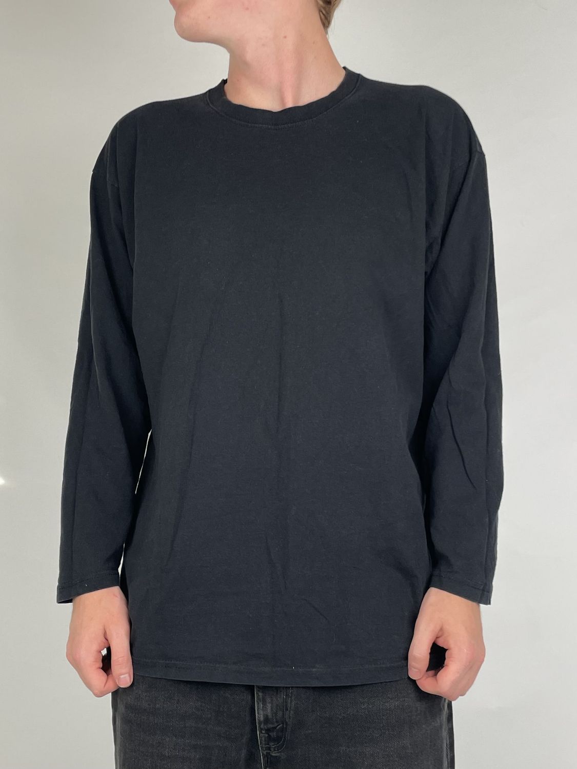 Longsleeve Czarny Basic (L)