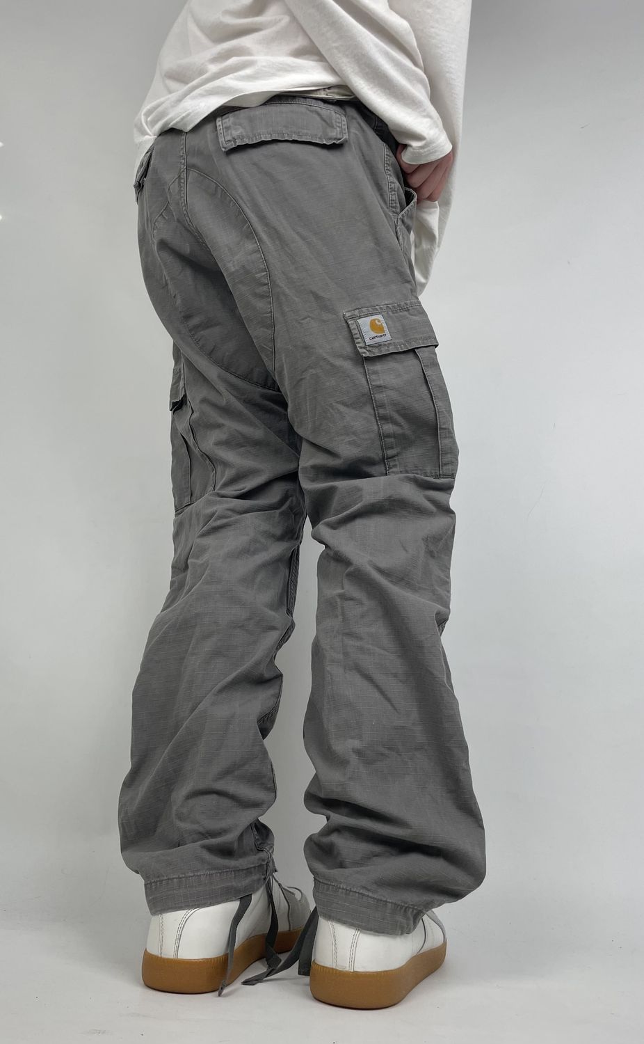Spodnie Cargo Carhartt Szare (M)