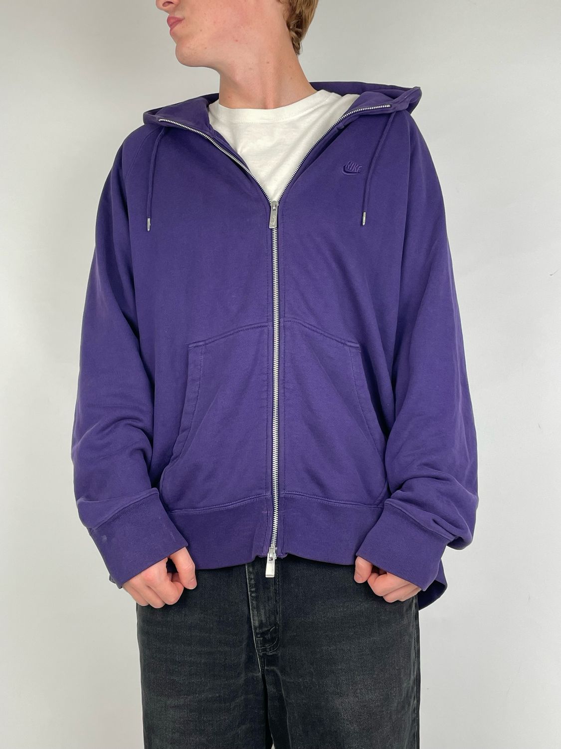 Bluza Rozpinana Nike Fioletowa (XXL)