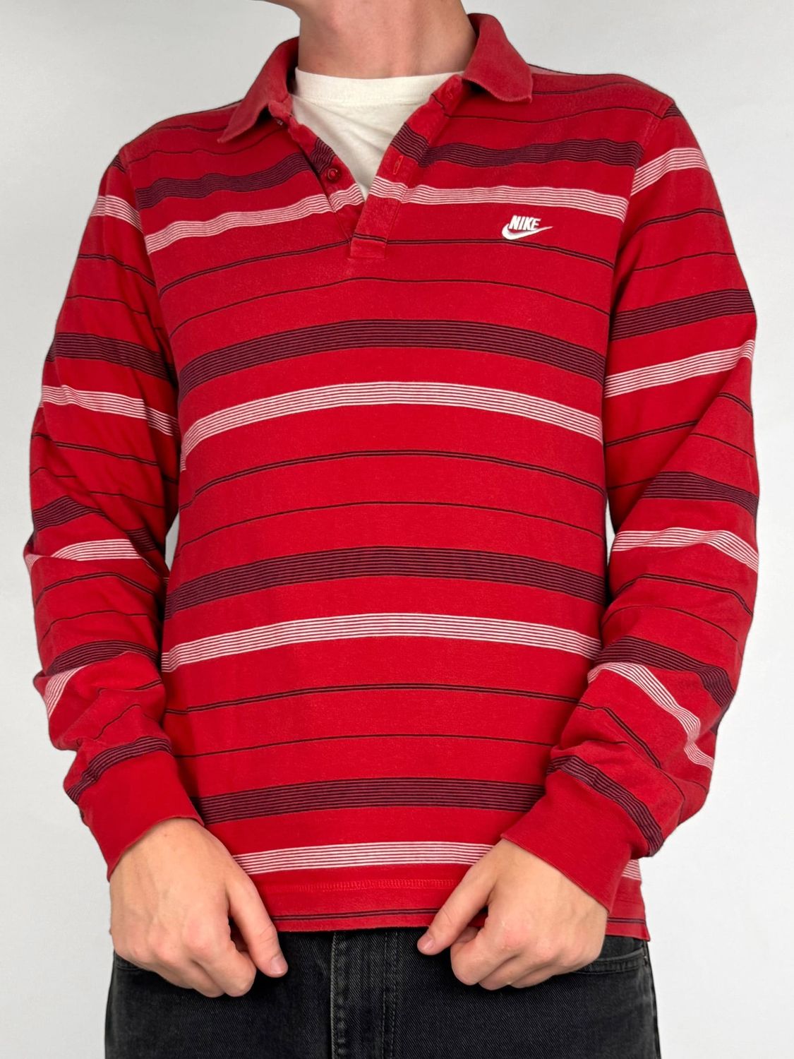Longsleeve Nike w Paski Vintage (M)