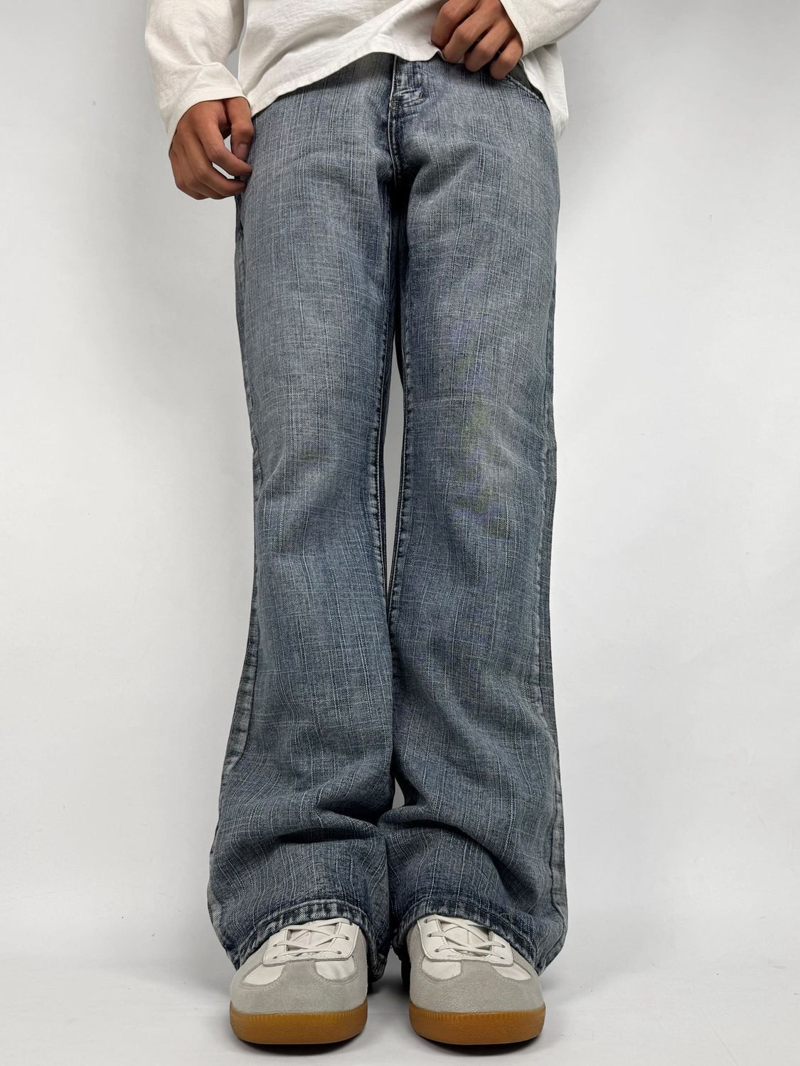 Spodnie Washed Bootcut Jeans (M)