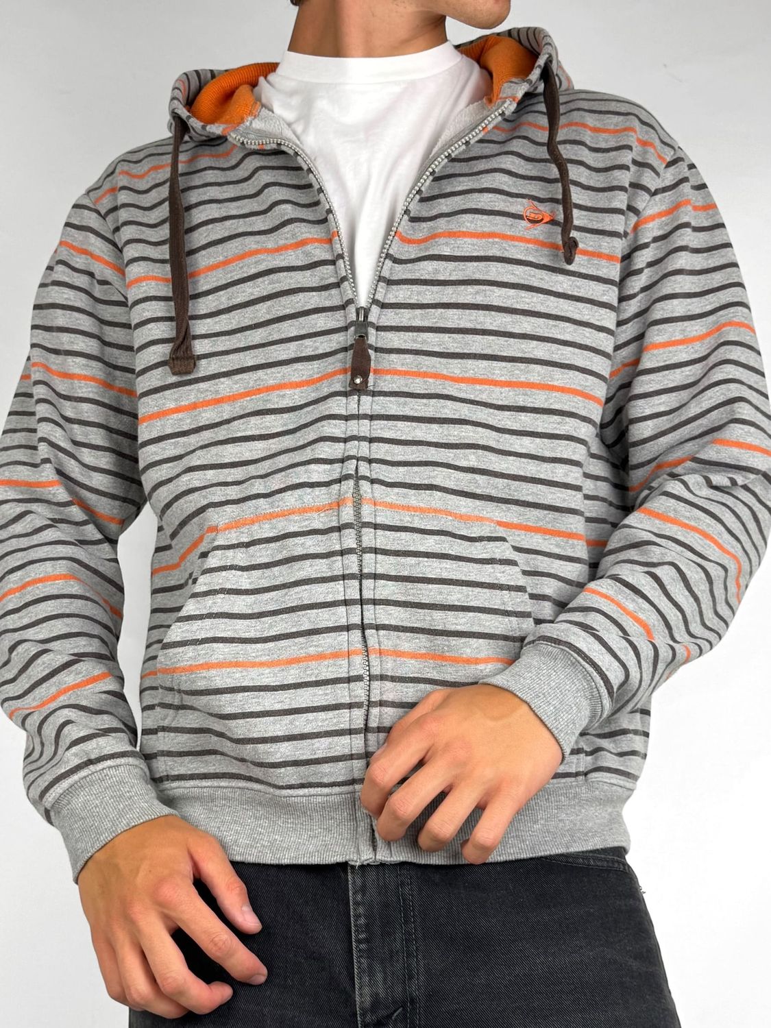 Bluza rozpinana Dunlop w Paski (L)
