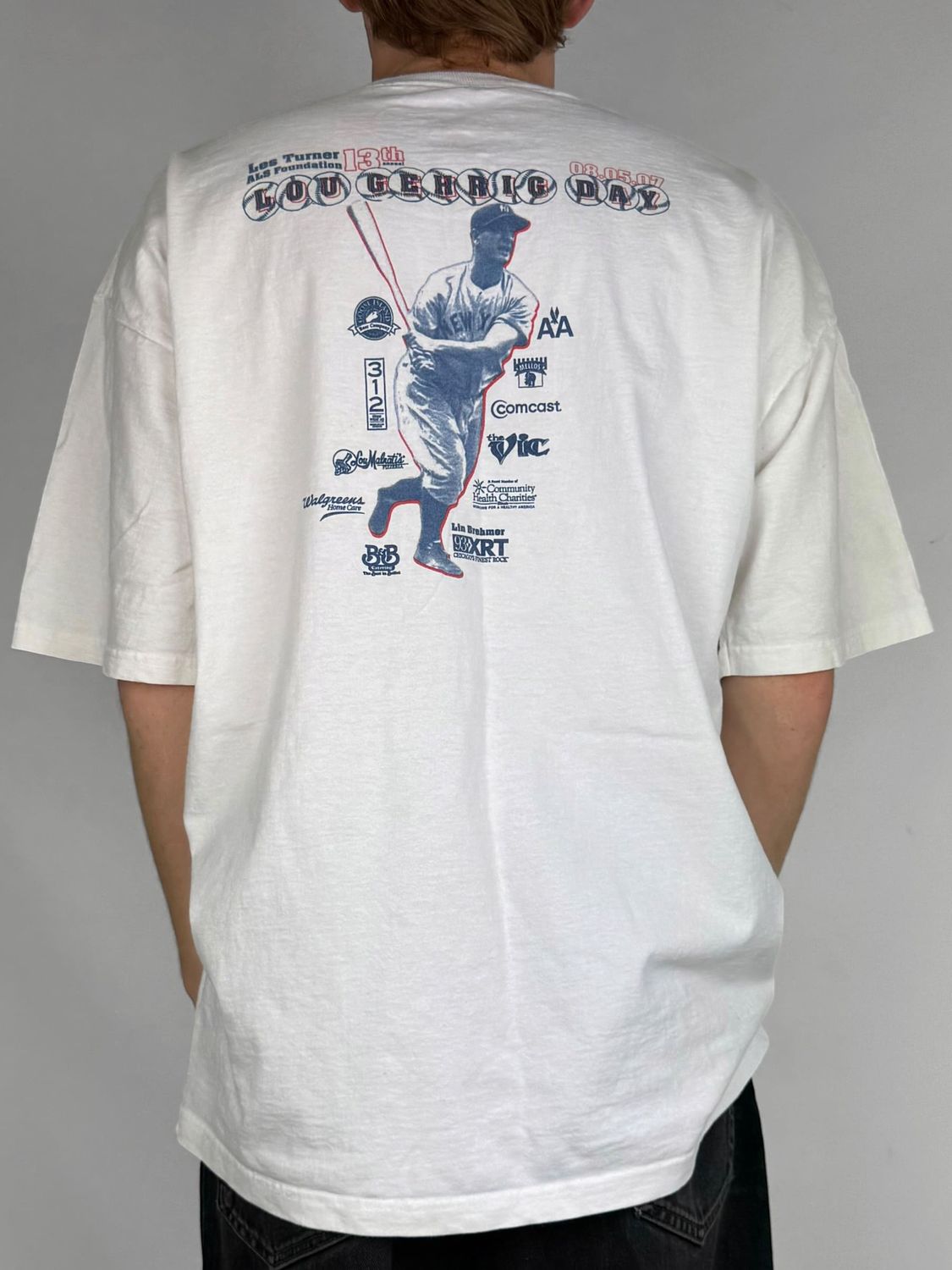 T-shirt Lou Gehrig Vintage (XXL)