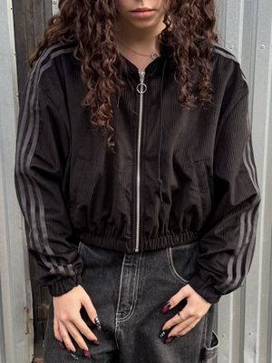 Bluza Adidas Track Jacket Welurowa (Damskie S)