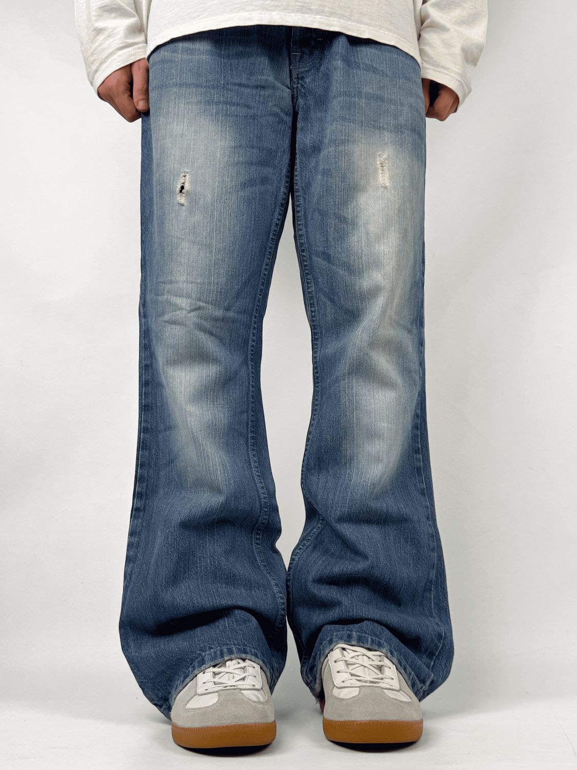 Spodnie Wash Bootcut Jeans (L)