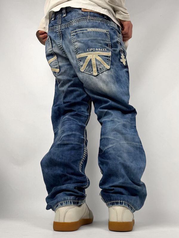 Spodnie Cipo &amp; Baxx Y2K Jeans (L)