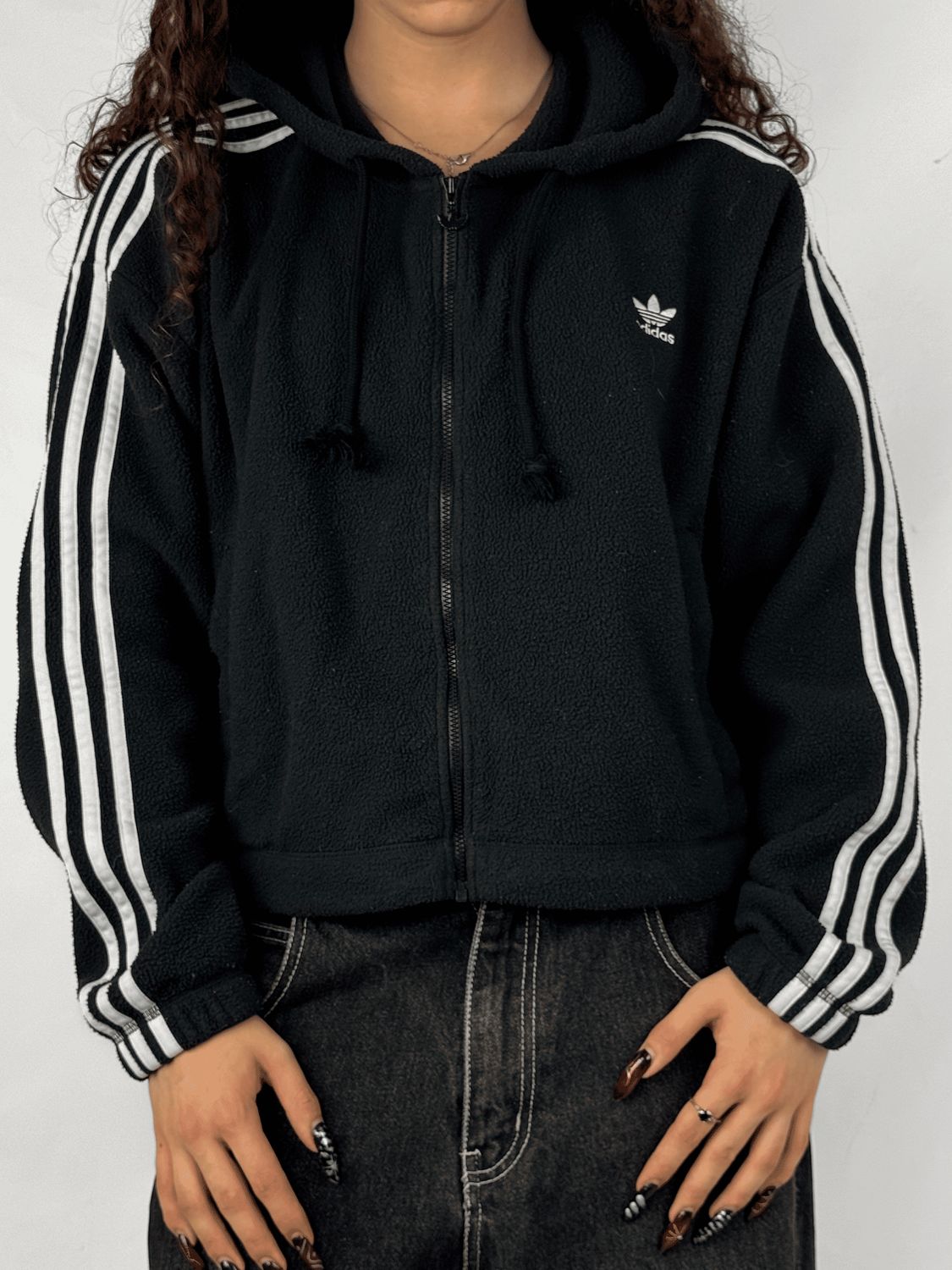 Bluza rozpinana Adidas Polar (Damskie M)