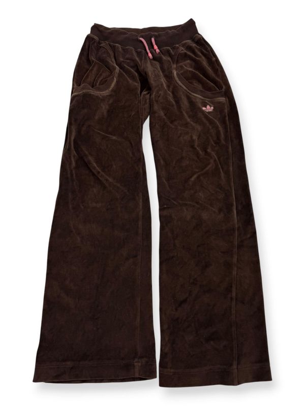 Spodnie Dresowe Adidas Welurowe (Damskie S)