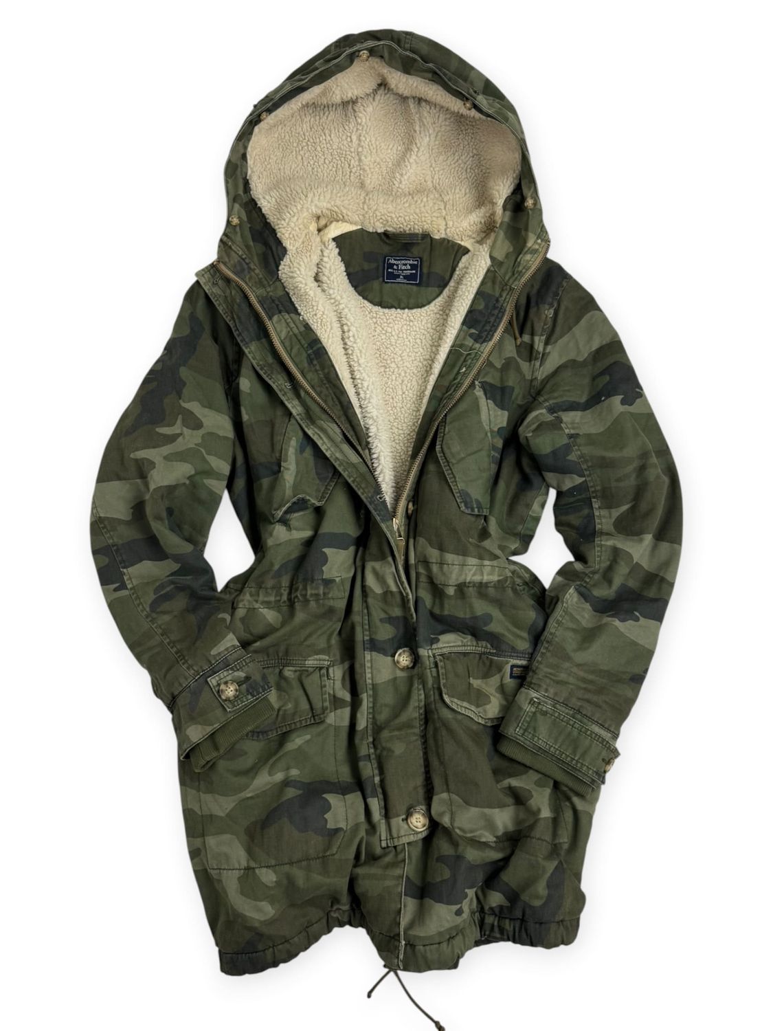 Kurtka Parka Abercrombie &amp; Fitch (Damskie XL)