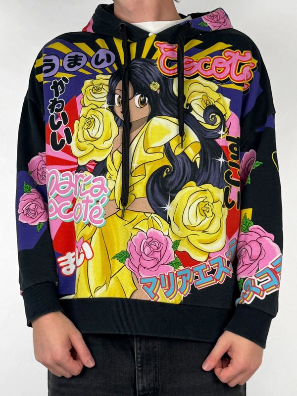 Bluza z kapturem Desigual Anime Girl (S)
