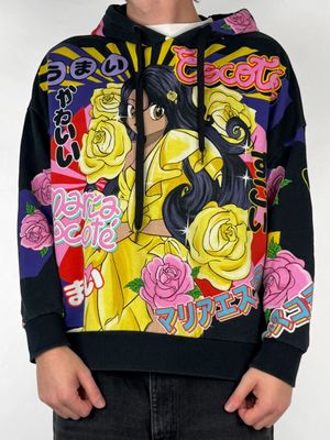 Bluza z kapturem Desigual Anime Girl (S)